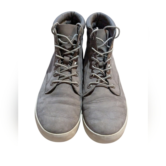 Timberland Dausette Nubuck Leather Grey Sneaker Lace Up Boots size 8 - Picture 3 of 8